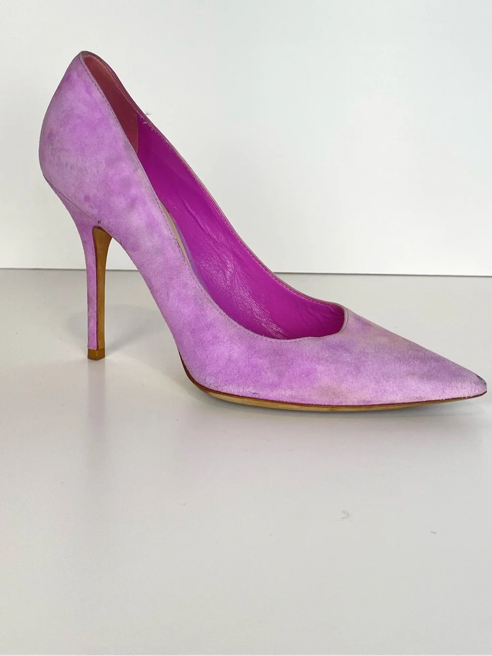 Christian Dior Suede Pointed-Toe Stiletto Pump size 37 US 6.5-7